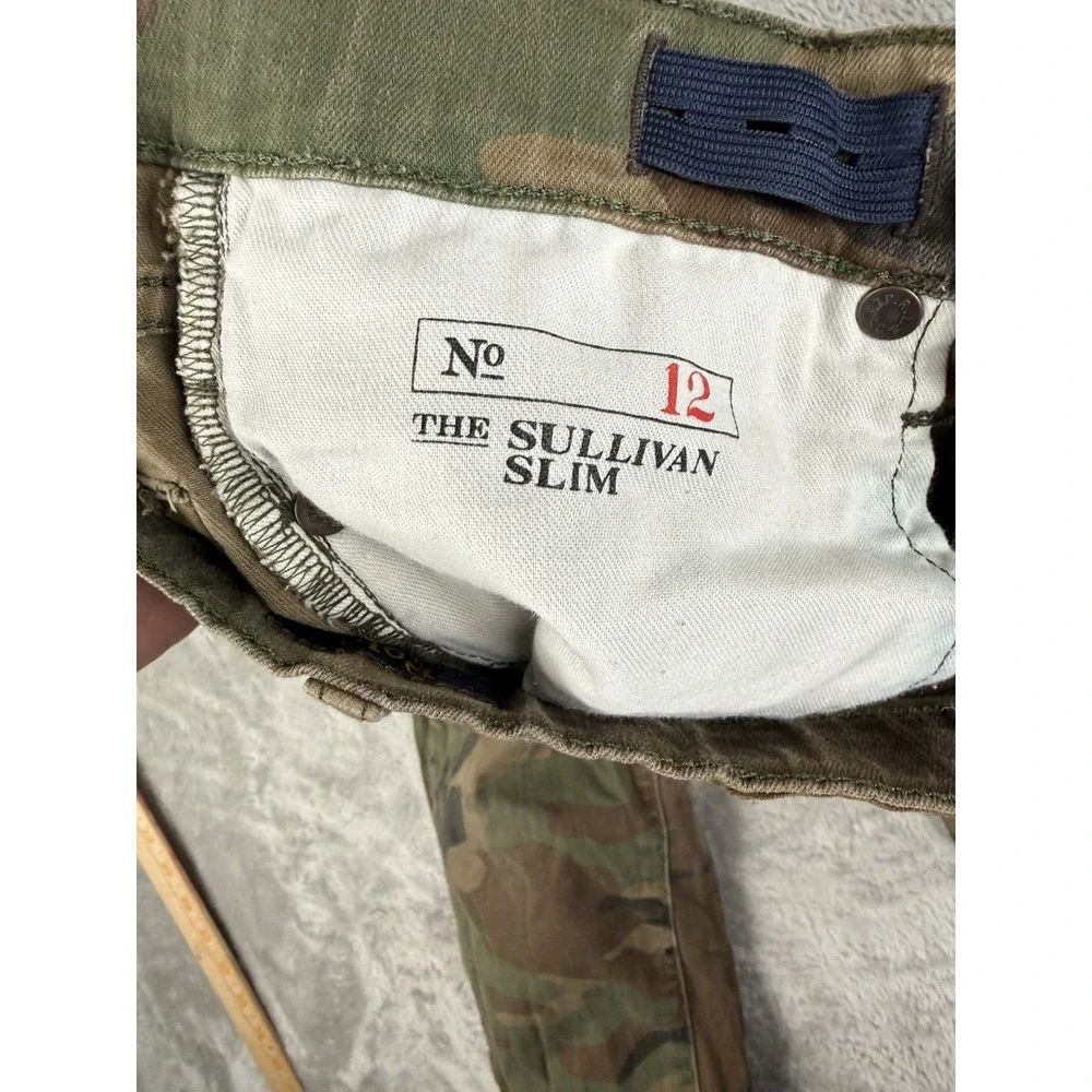 Polo Ralph Lauren Boys 12 Sullivan Slim Camo Jeans Pants Woodland Camouflage
